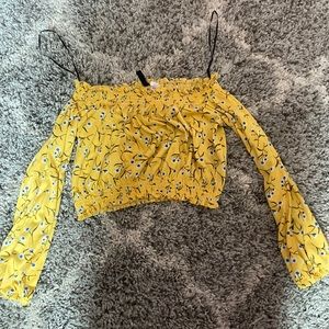 Divided off the shoulder shirt!